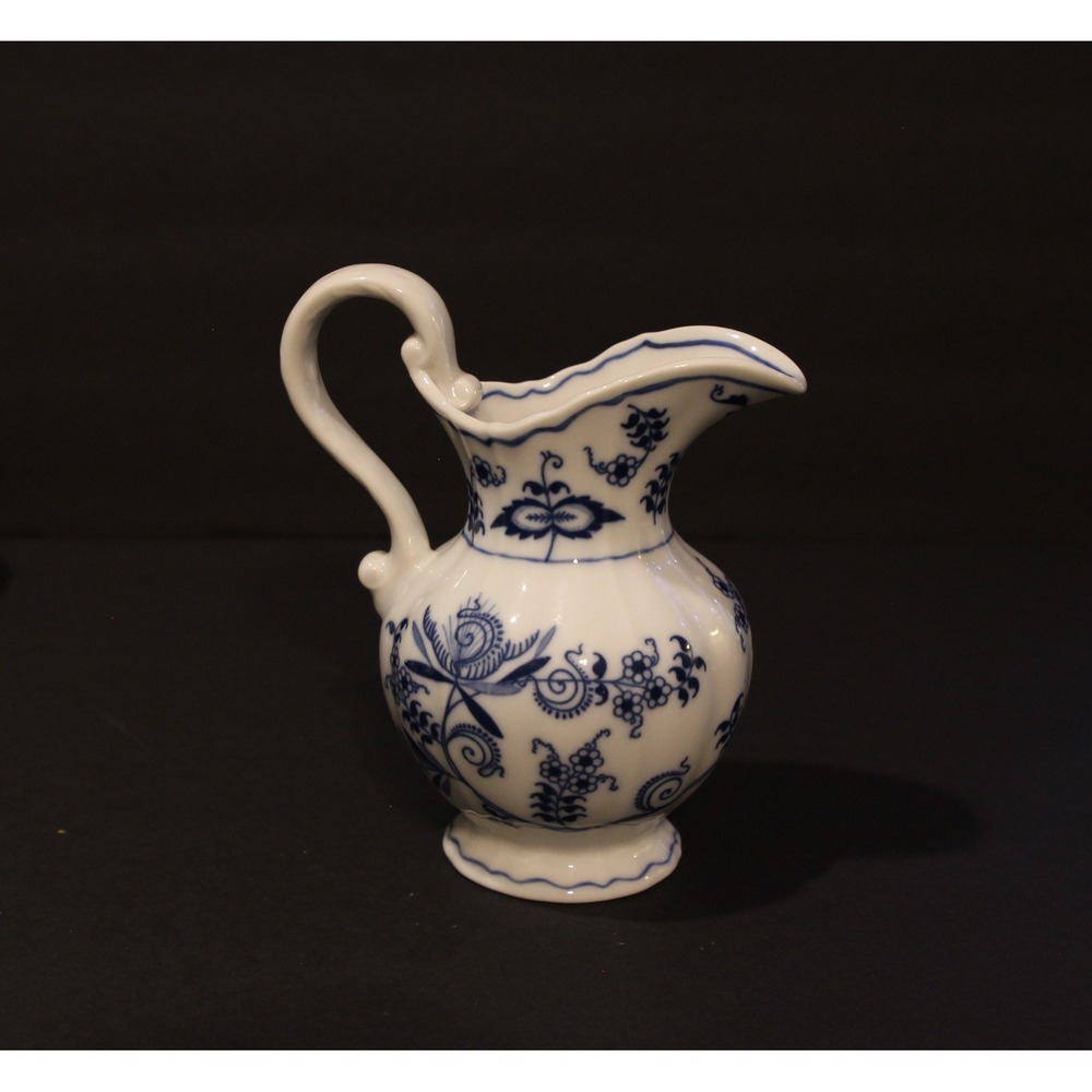 Blue Danube Japan Blue Onion- Small Pitcher Creamer 16 oz. 6" Tall Porcelain